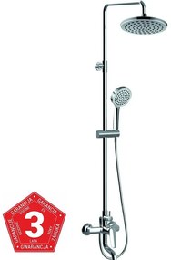 Xena Sprchovo-vaňový systém s funkciou dažďovej sprchy s mechanickým miešačom