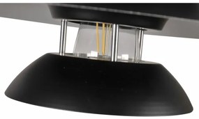 Luster na lanku BERIT 1xE27/20W/230V čierna