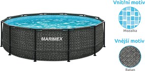 Marimex | Bazén Marimex Florida 3,66x0,99 m so zabudovaným skimmerom - motív RATAN | 10340317