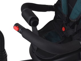 Detský trojkolka Tiny Bike 3v1 so strieškou, otočná  SP0650 zelená