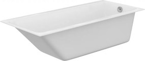Cersanit Crea Slim akrylátová vaňa 180x80cm + nožičky, biela, S301-227