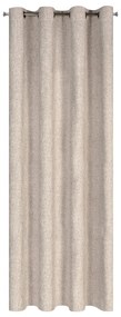 EUROFIRANY ZÁVES NA KRÚŽKOCH ADELINA 140X250 CM BÉŽOVÁ
