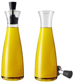 Eva Solo Sklenená flaša na olej/ocot s lievikom Drip-free 0,5 l