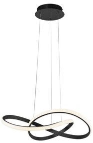 Leuchten Direkt 15402-18-LED Stmievateľný luster na lanku MARIA LED/25W/230V čierna