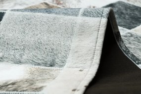 Koberec PATCHWORK 21716 béžový - imitácia kože krava