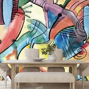 Samolepiaca tapeta abstraktné umenie - 150x100