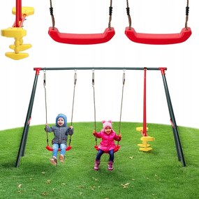 Viacúčelová hojdačka 3v1 s konštrukciou