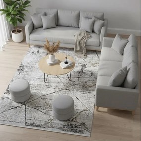 DC Koberec Exclusive 339 tmavá vizion zlatá Rozmer: 120×170 cm