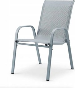 Set 2 záhradných stoličiek – pohodlné a praktické sedenie na balkón a terasu čierna