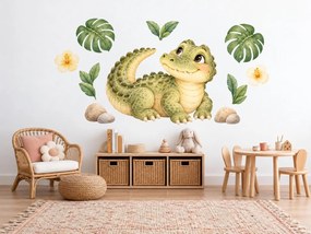 Krokodýlek se stočeným ocáskem arch 75 x 50 cm