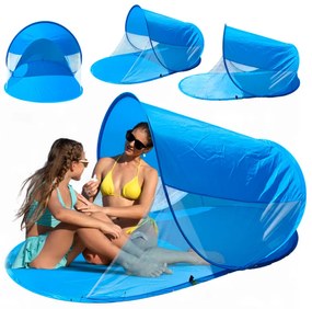 Plážový stan samorozkladací so zástenou a UV50+ ochranou