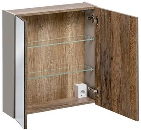 Kúpeľňová skrinka CMD SANTA FE TAUPE 84-60-A-2D sivý krém