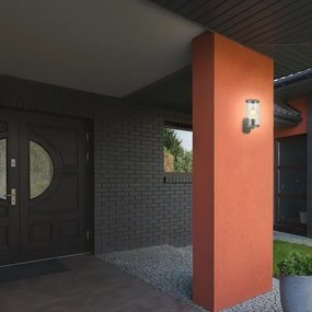 Briloner 3600-015 - Vonkajšie nástenné svietidlo KAIRO 1xE27/12W/230V IP44 čierna