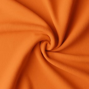 Dekorstudio Krátky jednofarebný záves - Oranžový Uchytenie závesu: Riasiaca páska 1