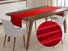 Biante Saténový behúň na stôl polyesterový Satén LUX-013 Červený 35x140 cm