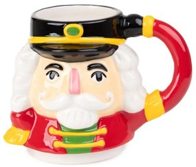 Hrnček NUTCRACKER SHAPE červený 873299 400 ml