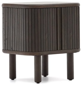 Tmavohnedý nočný stolík Mailen – Kave Home