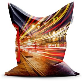Sablio Sedací vak Nočný Londýn - 200x140 cm