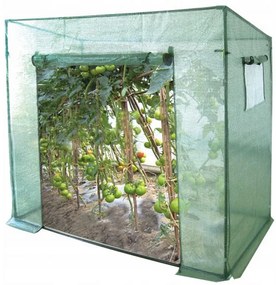 Praktický záhradný fóliovník s rozmermi 200 x 80 x 170/148 cm