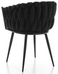 JAKS Jedálenská stolička latina čierna