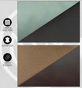 Pelech z eko kože pre psa Oslo Mint L/XL/XXL