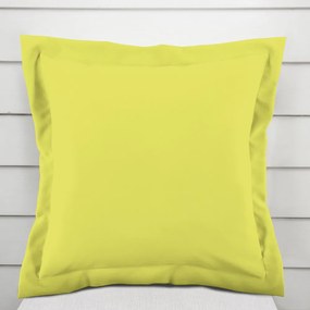 Biante Dekoračná obliečka na vankúš s lemom Rongo RG-026 Žltozelená 45 x 45 cm