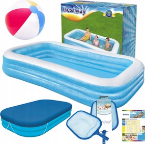 Bestway Veľký Nafukovací Bazén Rozperný 305x183 5v1 Bazén Set Pre Deti
