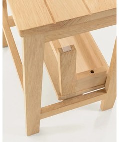 Stolička z brezového dreva v prírodnej farbe Nell – Kave Home