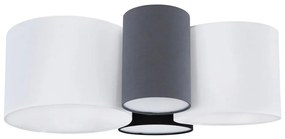 Globo 15586-4D - Stropné svietidlo MAKKI 4xE27/15W/230V biela/šedá/čierna