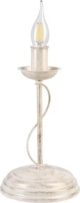 Stolná lampa ANTON 1xE14/60W/230V biela patina