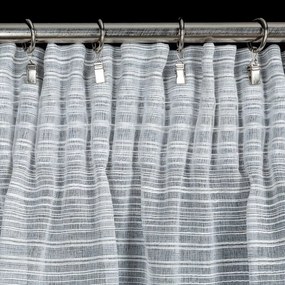 ZÁCLONA ARIA NA PÁSKE 140X300 CM SIVÁ