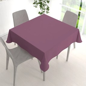 Biante Štvorcový bavlnený saténový obrus ST-015 Fialová lila 70x70 cm