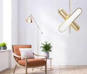 Toolight - LED závesné svietidlo APP832-CP, zlatá, OSW-01049