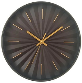 Globo B992533 - Nástenné hodiny, priemer 30,5 cm, 1×AA, čierne