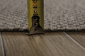 Vopi, Koberec metráž Nature hnedý - neúčtujeme odrezky z role, na mieru, šíře 1,33m,1m,2m,3m,4m,na mieru, neúčtujeme odrezky, hnedá, filc, chodba / predsieň