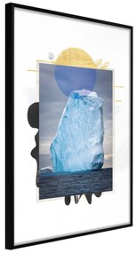 Artgeist Plagát - Iceberg [Poster] Veľkosť: 30x45, Verzia: Čierny rám