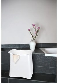 WENKO 22949100 - Stolička WING 45x48 cm biela/čierna