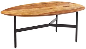 Dizajnový konferenčný stolík Machiko 86 cm Sheesham