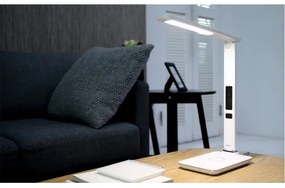 Immax 08966L- LED Stmievateľná lampa s bezdr. nabíjaním KINGFISHER 8,5W/230V biela