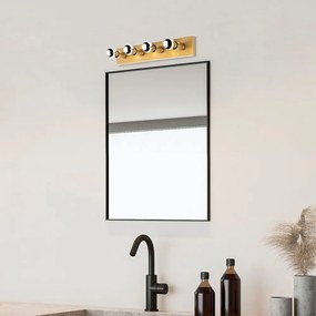 Nástenné svietidlo v zlatej farbe Mirro – Opviq lights