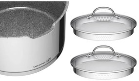 Sada riadu G21 Gourmet Miracle s hrncom navyše, 11 dielov, nerez/greblón 6352112