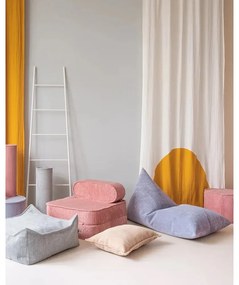 Svetlohnedý menčestrový detský pohovkový vankúš Bolster – Wigiwama