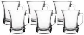Sklenené hrnčeky v súprave 6 ks 225 ml Zen – Orion