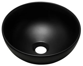 Keramické umyvadlo na desku DOMI 32 cm černé
