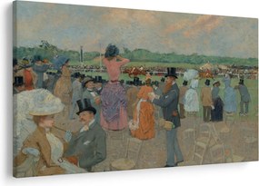 Obraz - Jean-Louis Forain, The Races at Longchamp, reprodukcia (90x60 cm)