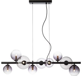 Redo 01-3989 - Luster na lanku ASTRA 9xG9/8W/230V čierna