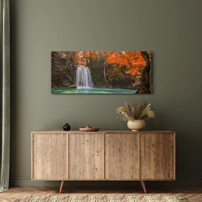 Obraz - Vodopád v Thajsku (120x50 cm)