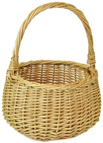 Prútený košík bolero Rozmery (cm): průměr 22 , v. 26