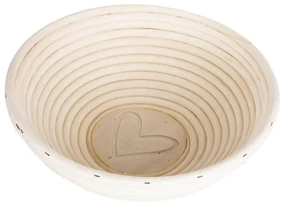 Orion Ošatka rattan okrúhla Srdce pr. 21 cm