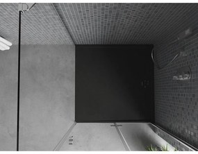 Mexen Amon, SMC štvorcová sprchová vanička 80 x 80 cm, čierna, 4F708080